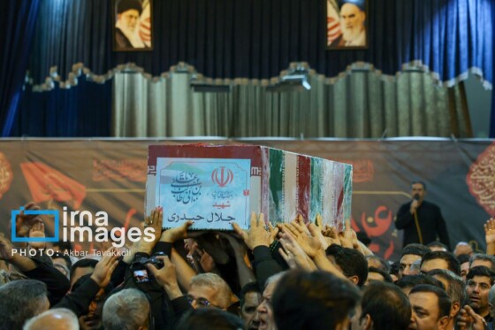 تشییع پیکر شهدای حملات رژیم صهیونیستی در بهشت زهرا (س)