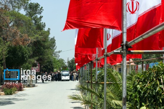 تشییع پیکر شهدای حملات رژیم صهیونیستی در بهشت زهرا (س)