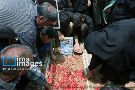 تشییع پیکر شهدای حملات رژیم صهیونیستی در بهشت زهرا (س)