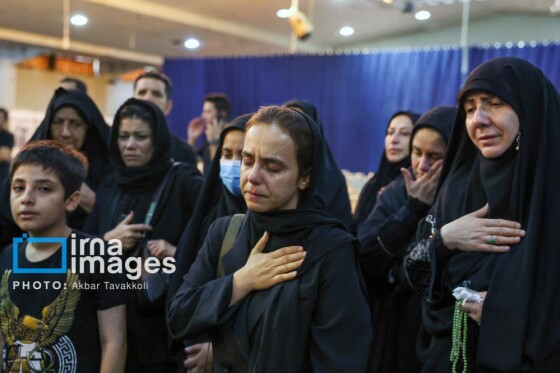 تشییع پیکر شهدای حملات رژیم صهیونیستی در بهشت زهرا (س)