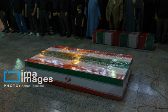 تشییع پیکر شهدای حملات رژیم صهیونیستی در بهشت زهرا (س)