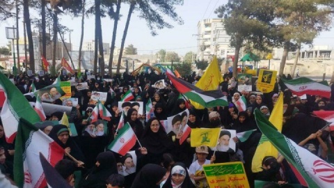 اجتماع زنان سیستان و بلوچستان برای تجلیل از ایستادگی ملت ایران