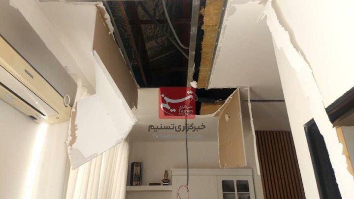 تصاویری از تخریب فدراسیون هندبال در پی حمله رژیم صهیونیستی