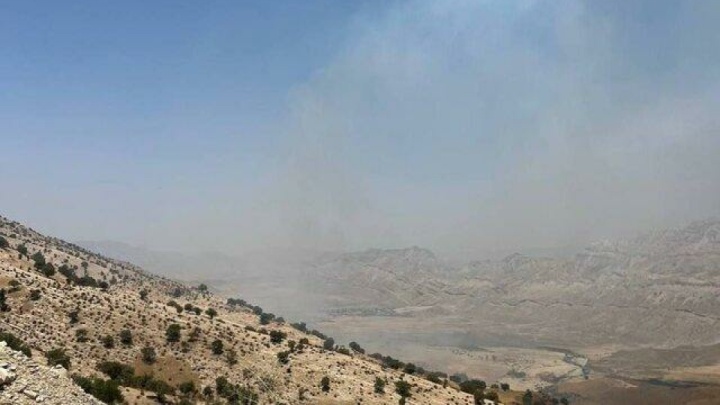 مهار آتشسوزی جنگلهای چمآب ایلام