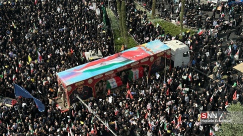 تشییع شهدای اقتدار در تهران-۲