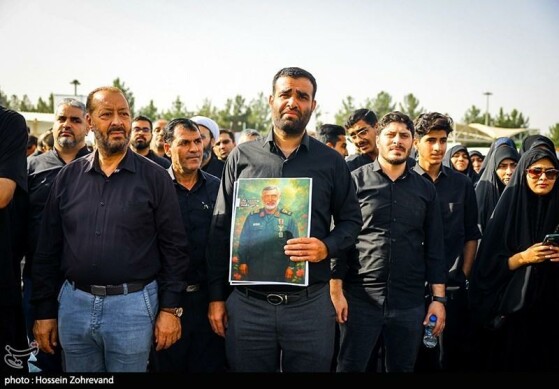 تشییع پیکر سردار شهید امیر علی حاجی زاده