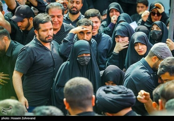 تشییع پیکر سردار شهید امیر علی حاجی زاده