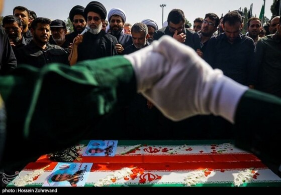 تشییع پیکر سردار شهید امیر علی حاجی زاده