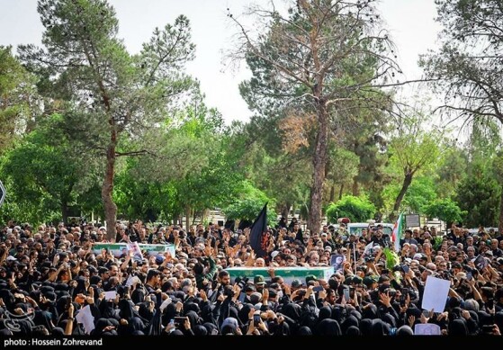 تشییع پیکر سردار شهید امیر علی حاجی زاده