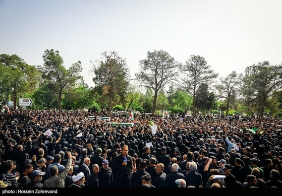 تشییع پیکر سردار شهید امیر علی حاجی زاده