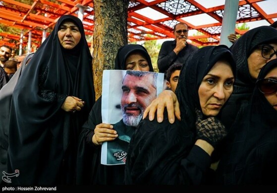 تشییع پیکر سردار شهید امیر علی حاجی زاده