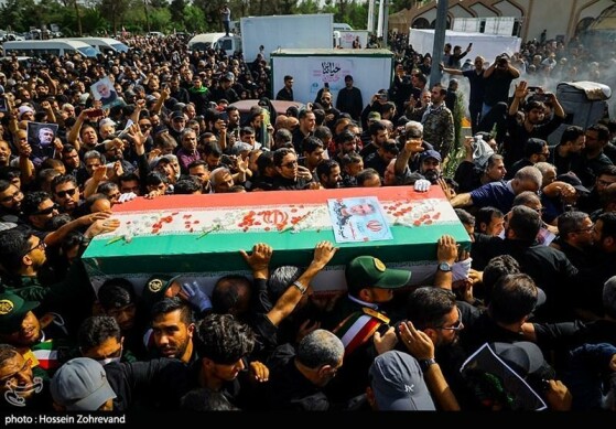 تشییع پیکر سردار شهید امیر علی حاجی زاده