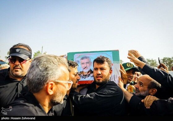 تشییع پیکر سردار شهید امیر علی حاجی زاده