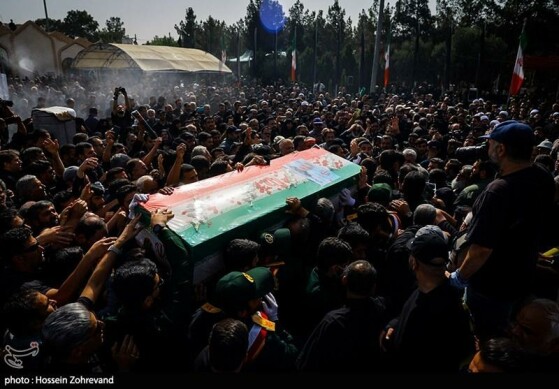 تشییع پیکر سردار شهید امیر علی حاجی زاده