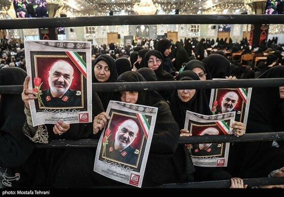 تشییع و خاکسپاری پیکر شهید «حسین سلامی» در حرم عبدالعظیم (ع)