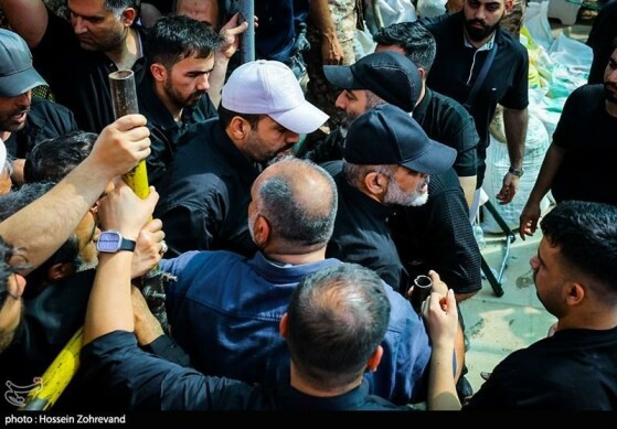 تشییع پیکر سردار شهید امیر علی حاجی زاده