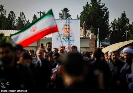 تشییع پیکر سردار شهید امیر علی حاجی زاده