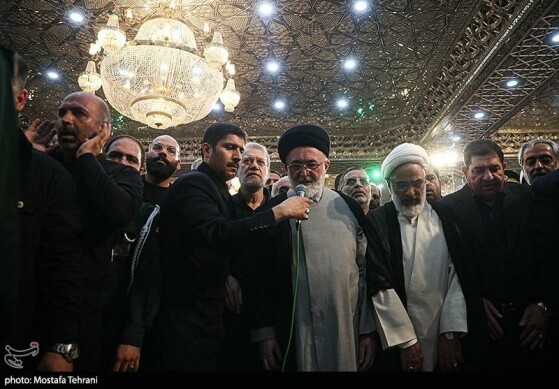 تشییع و خاکسپاری پیکر شهید «حسین سلامی» در حرم عبدالعظیم (ع)