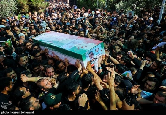 تشییع پیکر سردار شهید امیر علی حاجی زاده