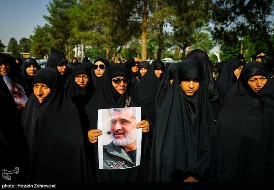 تشییع پیکر سردار شهید امیر علی حاجی زاده