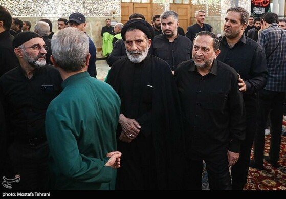 تشییع و خاکسپاری پیکر شهید «حسین سلامی» در حرم عبدالعظیم (ع)