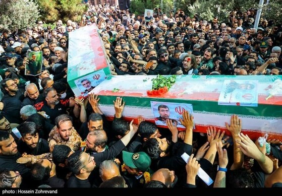 تشییع پیکر سردار شهید امیر علی حاجی زاده