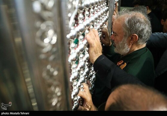 تشییع و خاکسپاری پیکر شهید «حسین سلامی» در حرم عبدالعظیم (ع)