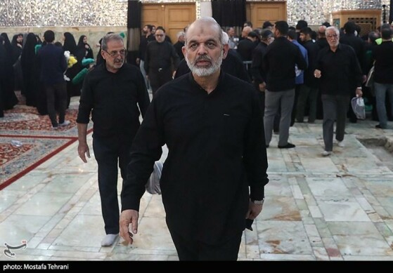 تشییع و خاکسپاری پیکر شهید «حسین سلامی» در حرم عبدالعظیم (ع)