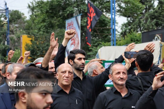 تشییع پیکر شهید اقتدار ملی «سردار علیرضا لطفی» در ارومیه