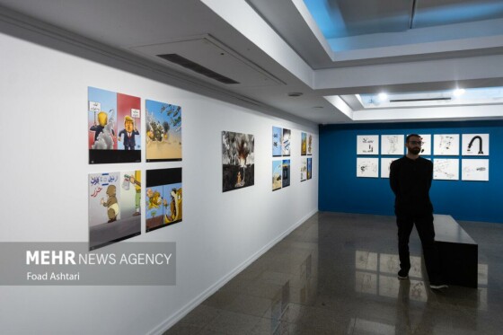 نمایشگاه کارتون و کاریکاتور پوزهبند