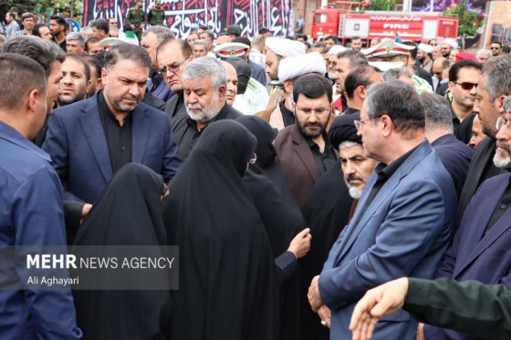 تشییع پیکر شهید اقتدار ملی «سردار علیرضا لطفی» در ارومیه