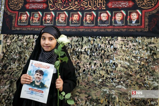 وداع با چهار شهید حملات رژیم صهیونیستی در حرم مطهر رضوی