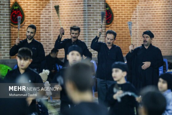 عزاداری شب چهارم محرم در حسینیه مجتهد اردبیلی