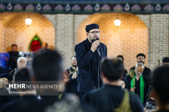 عزاداری شب چهارم محرم در حسینیه مجتهد اردبیلی