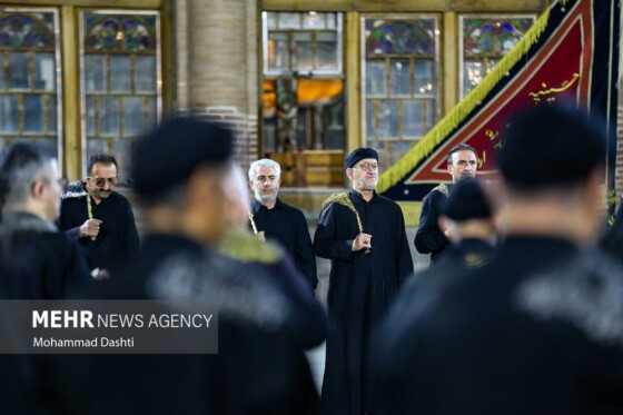 عزاداری شب چهارم محرم در حسینیه مجتهد اردبیلی