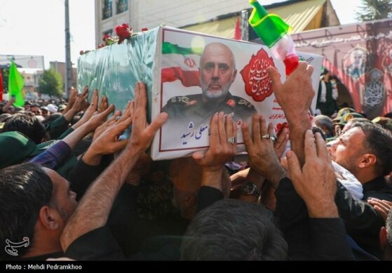 تشییع پیکر سردار سپهبد شهید «غلامعلی رشید»