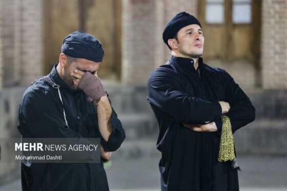 عزاداری شب چهارم محرم در حسینیه مجتهد اردبیلی