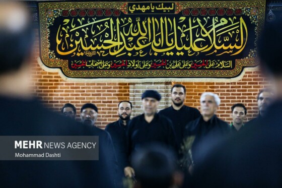 عزاداری شب چهارم محرم در حسینیه مجتهد اردبیلی