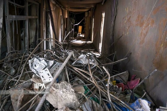 زندان اوین پس از حمله رژیم صهیونیستی