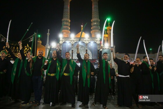 آئین سنتی عزاداری «مشق شمشیر»