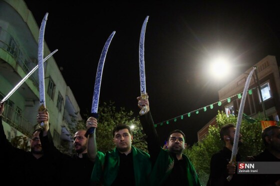 آئین سنتی عزاداری «مشق شمشیر»