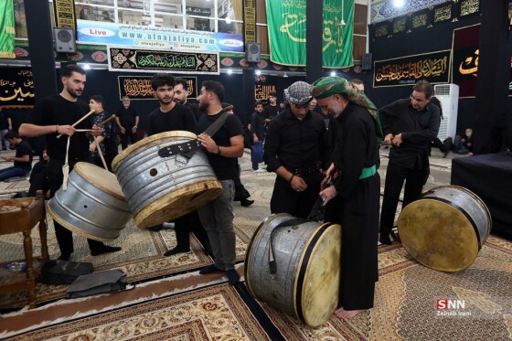آئین سنتی عزاداری «مشق شمشیر»