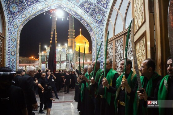 آئین سنتی عزاداری «مشق شمشیر»