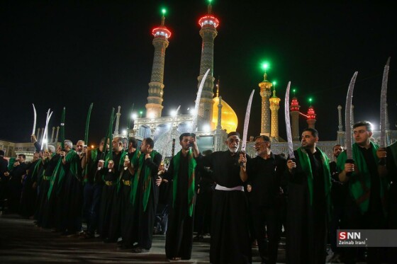 آئین سنتی عزاداری «مشق شمشیر»