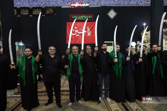 آئین سنتی عزاداری «مشق شمشیر»