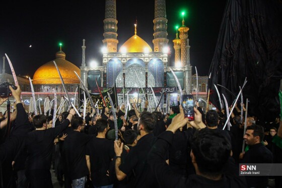 آئین سنتی عزاداری «مشق شمشیر»
