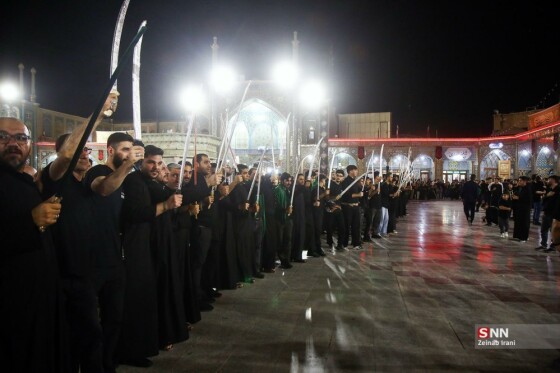 آئین سنتی عزاداری «مشق شمشیر»