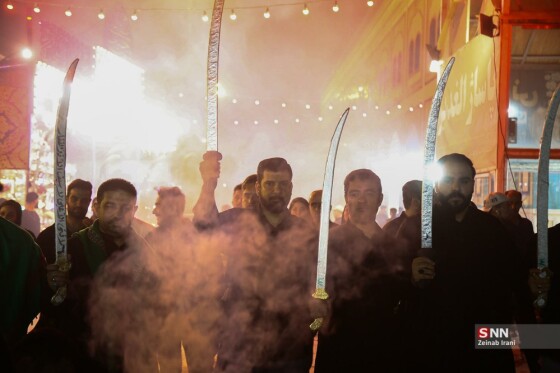 آئین سنتی عزاداری «مشق شمشیر»