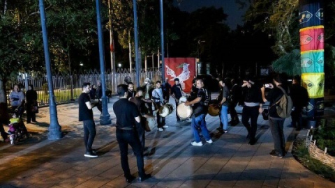 سوگخوانی در «خیمه هنر»/قطعهای که در وصف سالار شهیدان میسر شد