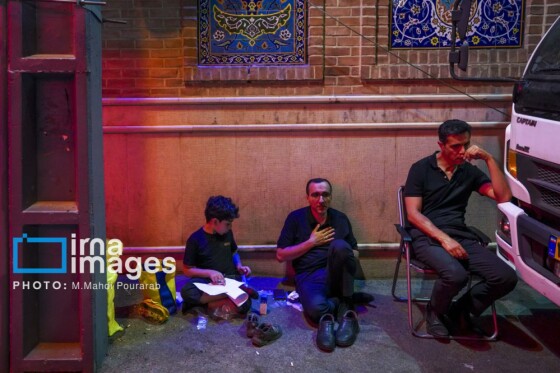 عزاداری شب هفتم محرم- هیأت «آیین حسینی»